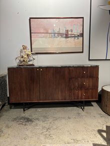 Will and I clearance Wooden sideboard marble top ( new )