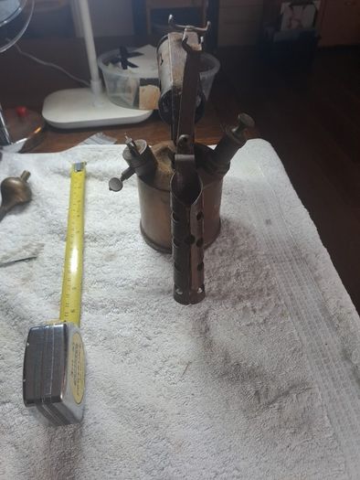 Vintage brass blow torch