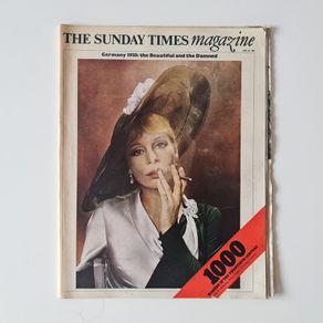 Vintage 1960s Sunday Times June 29 1969 The Damned Visconti cover British magazines collectable retro adverts advertising The Times Eve Arnold