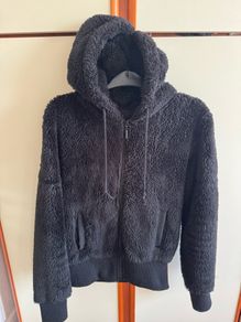 Hooded Zip Teddy bear fleese Jacket, size 12