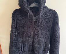 Hooded Zip Teddy bear fleese Jacket, size 12