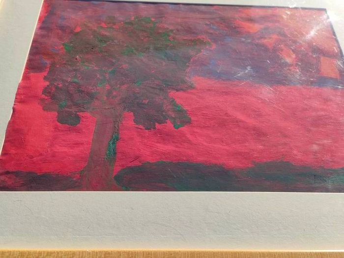 Vintage original Aboriginal pastel