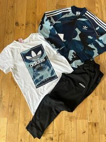 Boys Camo Tracksuit & T-shirt