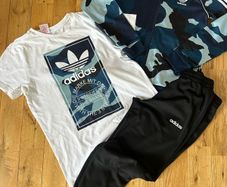 Boys Camo Tracksuit & T-shirt