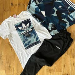 Boys Camo Tracksuit & T-shirt