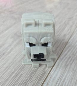 Dennis the Wolf from the Minecraft movie figure.