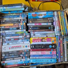 Box of DVDs