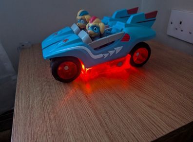 Paw Patrol Mighty Twins Split Vehicle Tuck & Ella with Lights & Sounds