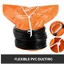 Industrial Axial Ventilator Portable Air Blower Fan 8" 10" 12" W/ PVC Duct High Velocity Low Noise for Tunnel Ventilation Image 2