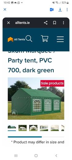 marquee party tent