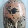Hand Carved Tribal Mask Image 3