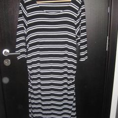 Debenhams Red Ladies Herring Maternity Dress Black And White Stripy  Design Size 16/44