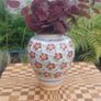Beautiful Nicholas Mosse Urn-Shaped Vase, Discontinued Shape, in the Old Rose Pattern Image 2