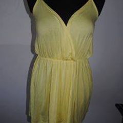 BNWT Fashion Union yellow strappy top size L UK14 EU42 Postage included