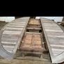 Adjustable size solid garden table and chairs (5) Image 8