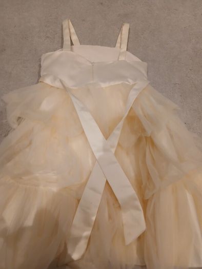 Girls  gold dress age 7