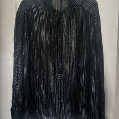 Zara size L chiffon shirt