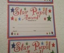 New - Star Pupil Award Certificates x 3 - Handy For Home School :-) - #