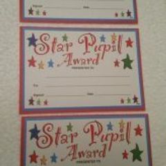 New - Star Pupil Award Certificates x 3 - Handy For Home School :-) - E