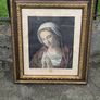 Large Antique 1819 Italian Engraving "Mater Amabilis" Sassoferrato (79x69cm) Image 10