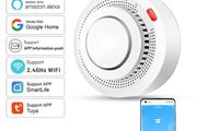 Tuya WiFi Smoke Alarm Fire Protection Smoke Detector Smoke House Combination Fire Alarm Home Security System Firefighters