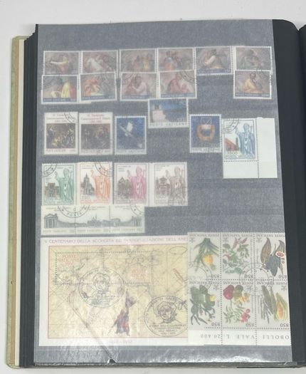 Collection: Vatican City Stamps both mint and used along with some miniature sheets on 40 pages