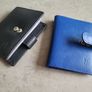 New Black Slim Cardholder for Men Women,Credit Card Holder, 24 Card Slots Wallet + Spare Blue Swapable Holder Image 3