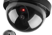 New Realistic Dummy Fake Security Camera Surveillance Indoor CCTV Red LED #1241