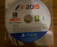 PS4 game: f1 2015 - game only no box - tested