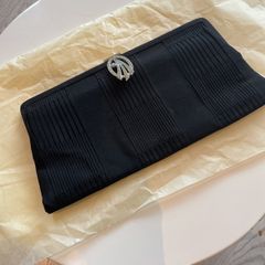 Rare Vintage Art Deco Silk Clutch Bag