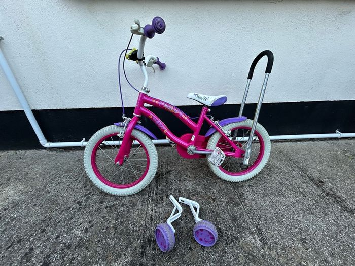 Polly 16 kids bike with bike handle
