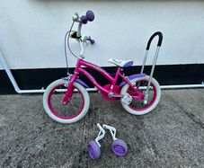 Polly 16 kids bike with bike handle