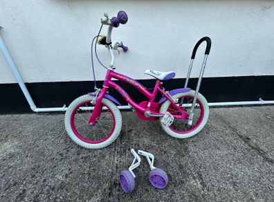 Polly 16 kids bike with bike handle