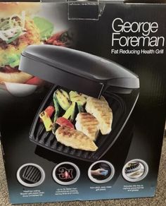 George Foreman 4 Portion Family Fat Reducing Grill (Brand New)