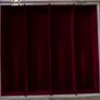 Vintage Wooden case for military medals, display case, lined with velvet 15" x 14" Image 5