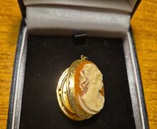 Vintage Cameo Pendant and Locket