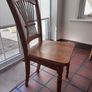 Solid Wood Round Dining Table & 4 Chairs Image 2