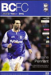 2006 Birmingham City v Chelsea Programme