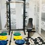 Half Rack Olympic Weights Barbell Dumbbells Image 10
