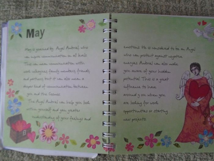 The Angel Book of Days,Vanessa Lampert,Hardback book, Angels