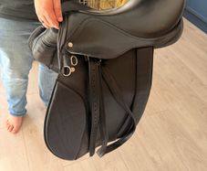 general saddle used for breaking in with shore leathers included