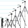 Professional Camera Tripod Kit with Double Support 360 Degree Pan Pan Head Realease Quick Release Plate for Nikon Canon Panasonic Sony Olympus Pentax Image 9