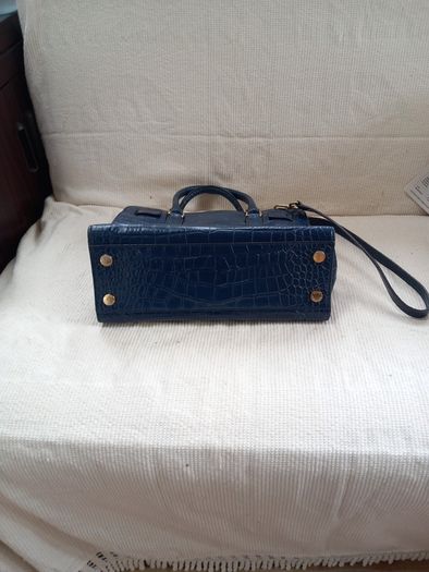 Michael Kors Navy Leather Bag