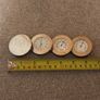 Vintage 3-Ring Folding Travel Weather Station & Clock Set - Chrome Image 7