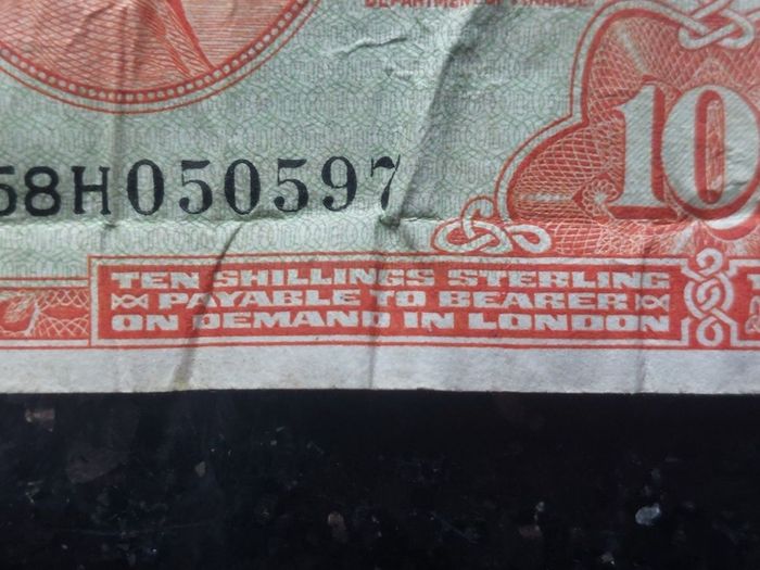 1945 ten shillings