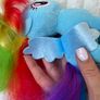 My Little Pony Rainbow Dash Small Plush Hasbro E0432/E0032 approx. 17 cm. Used Please see pictures Image 7