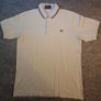 Fred Perry Mens Twin Tipped Polo Shirt White Medium Image 2