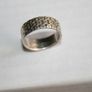 Vintage Sterling Silver 925 Irish Celtic Knot Band Ring Image 4