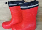 Becks Warm Wellington Boots Basic Warm Red Uk Size 5.5