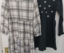 Two Girls Winter Dresses Age 6-7